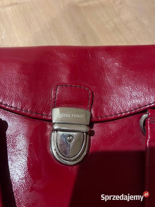 Stylowa czerwona torebka kopertówka Gino Rossi Gdańsk