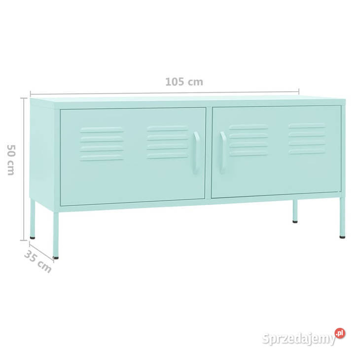 Szafka pod telewizor miętowa 105x35x50 stalowa Warszawa