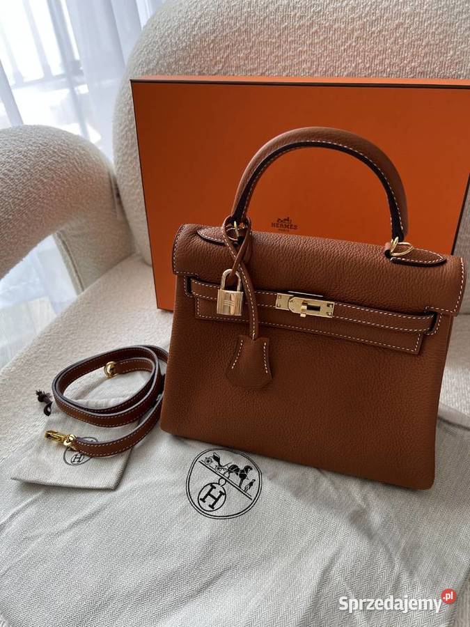 Torebka Hermes Kelly 25 Togo ręcznie szyta Dla kobiet Gdańsk