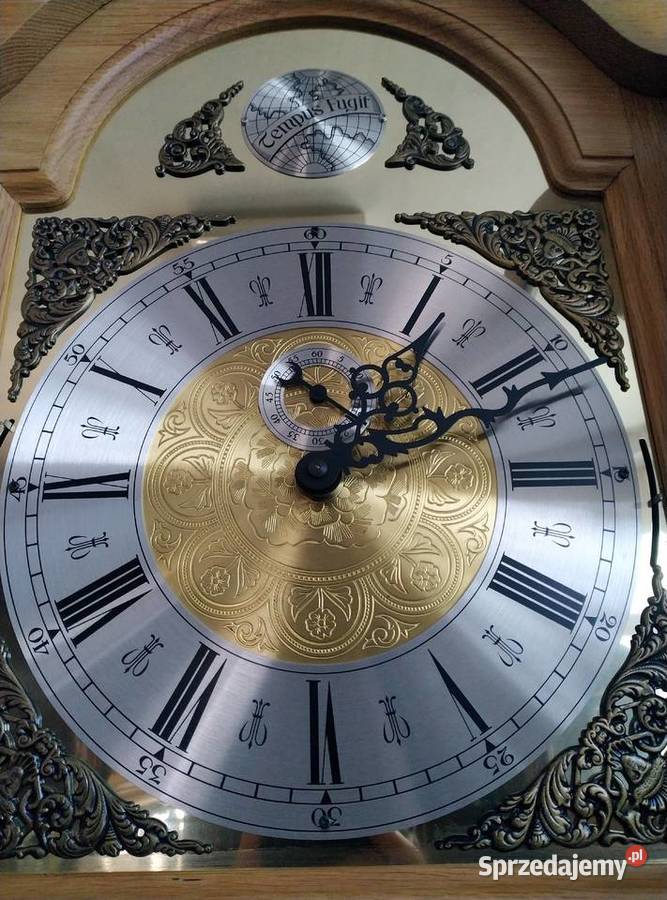 Zegar stojący kwadransowy 3 wagi dąb Tempus sprzedam