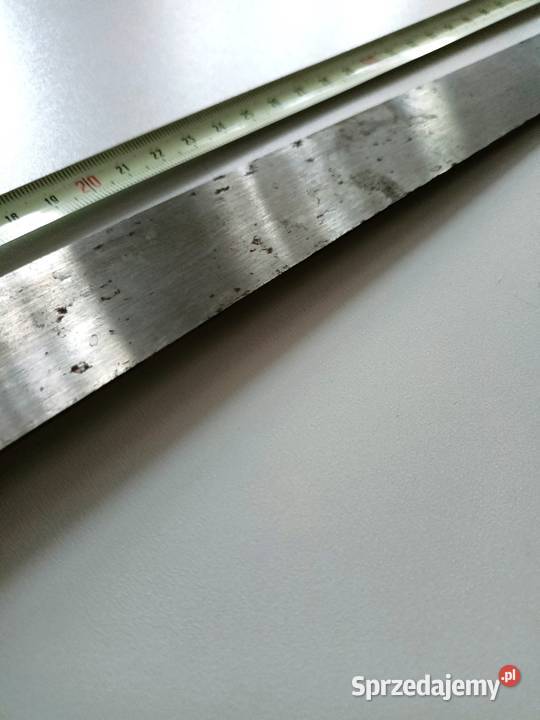 Nóż PRL stal węglowa brudna 42 Łódź