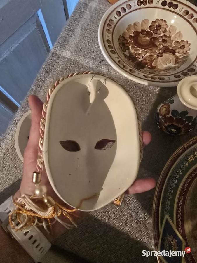 Ceramiczne Maski Weneckie TROIA Oryginalne Jarosław