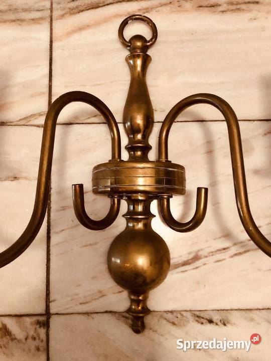 Kinkiety 2 SETY Oryginalne mosiężne komplety do mazowieckie Konstancin-Jeziorna