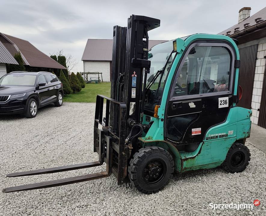 Wózek widłowy 25 tony triplex Mitsubishi sprzedam