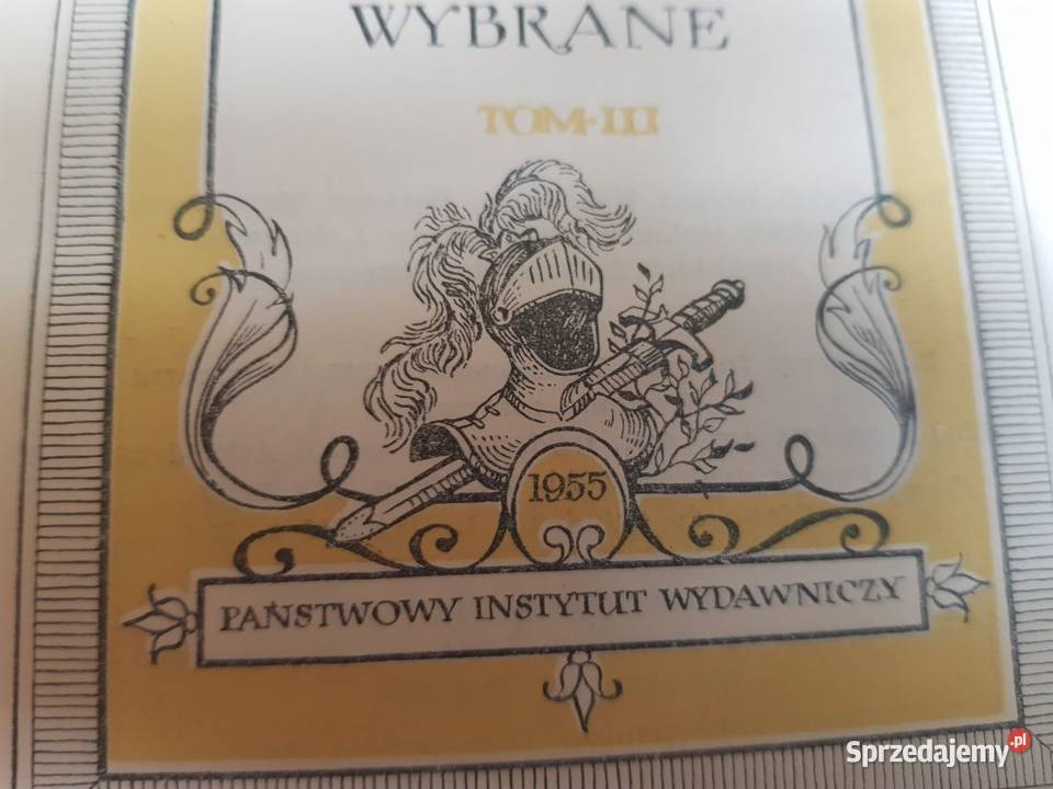 Dzieła wybrane Warszawa 1955 Fryderyk Schiller