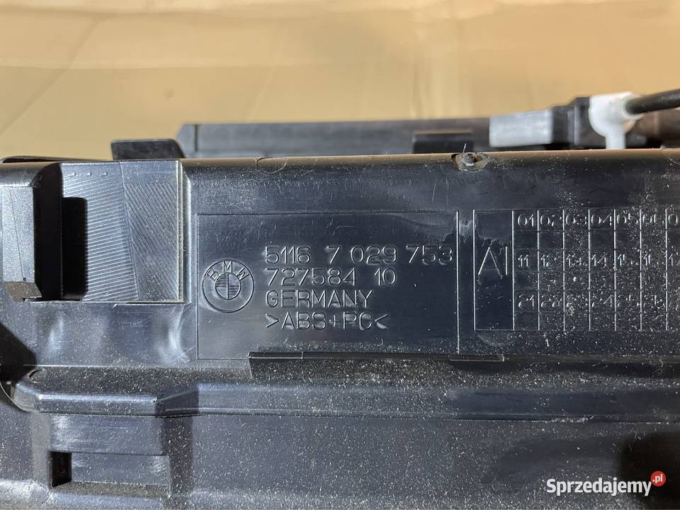 Schowek pasażera 7029753 bmw 7 e65 e66 zachodniopomorskie Szczecin