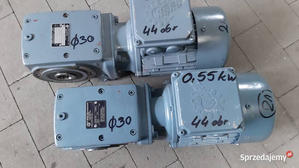 Motoreduktor 0 55 kW 44 obr wielkopolskie Leszno