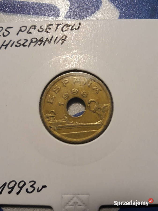 25 Pesetów Hiszpania 1993 r sprzedam