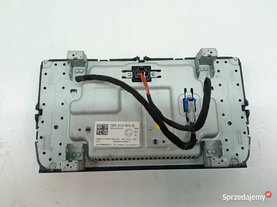 RADIONAWIGACJA WYŚWIETLACZ 565919605B Skoda Nawigacje fabryczne