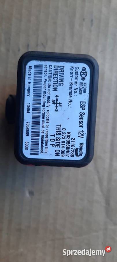 VOLVO FH 13 Czujnik SENSOR ESP 0265005833 Staszów