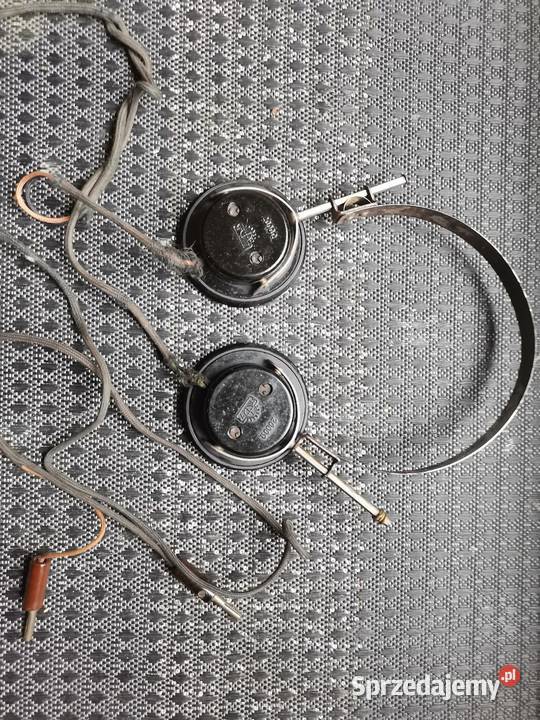 Stare polskie słuchawki radiowe detefon Kraków