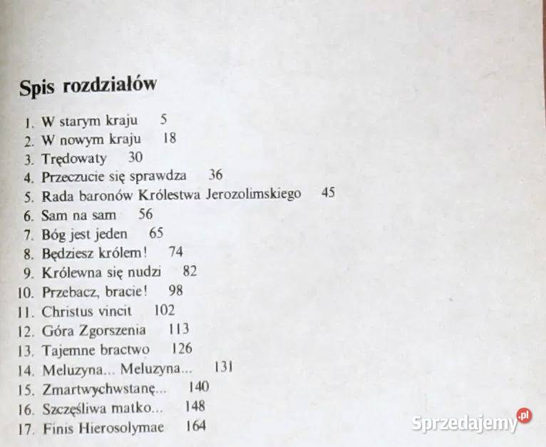 Król trędowaty Zofia Kossak miękka sprzedam