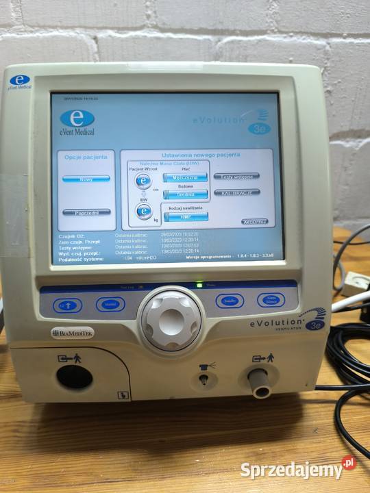 Respirator eVolution 3e Essential do Jabłonna sprzedam