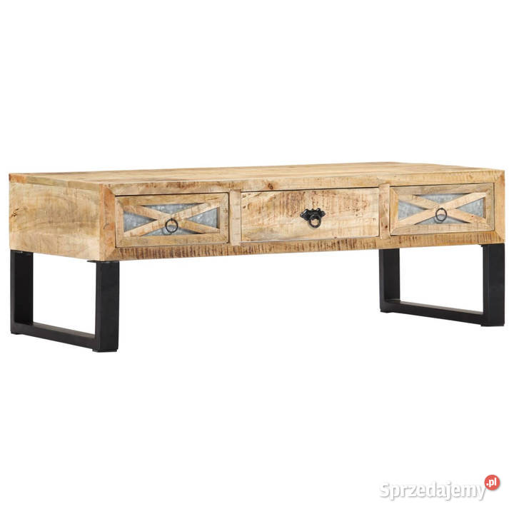 Stolik kawowy 110 x 50 x 38 lite drewno mango Warszawa
