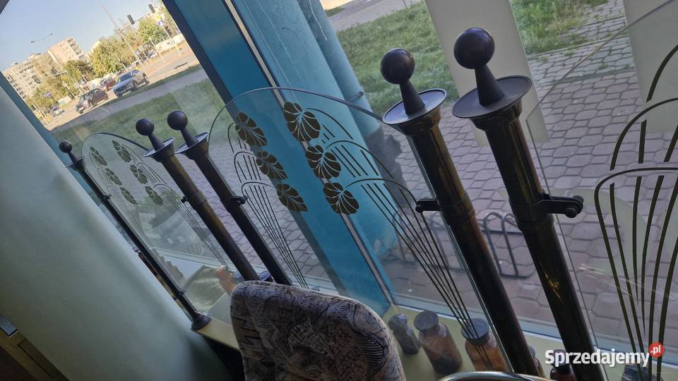 ozdobne giszety płotki barierki apteka mosiężne sprzedam
