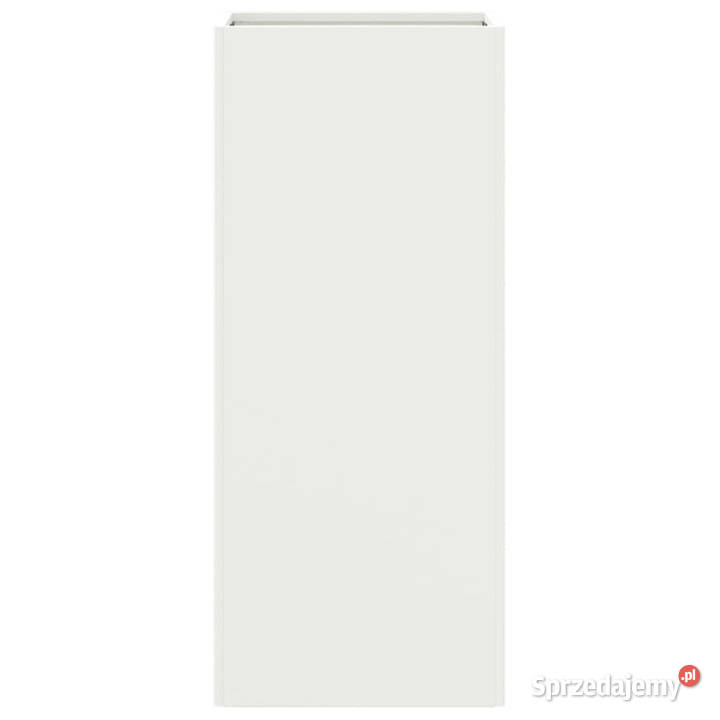 Donica biała 32x29x75 stal WM841572 mazowieckie Warszawa