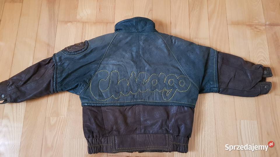 Kurtka skórzanabomber Rozmiar 110 śląskie Chorzów sprzedam