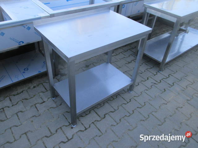 STÓŁ GASTRONOMICZNY Z PÓŁKĄ PRZYŚCIENNY 906085