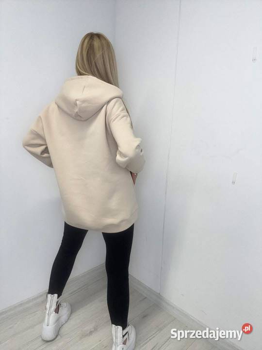 Nowa stylowa bluza z kapturem Paparazzi Fashion długi Żory