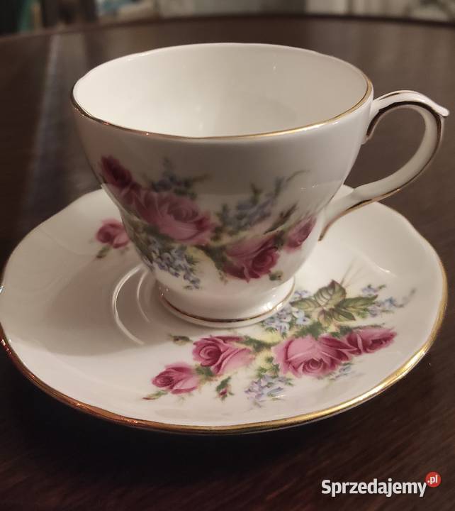 Duchesangielska porcelana kostna filiżanka ze Pabianice sprzedam