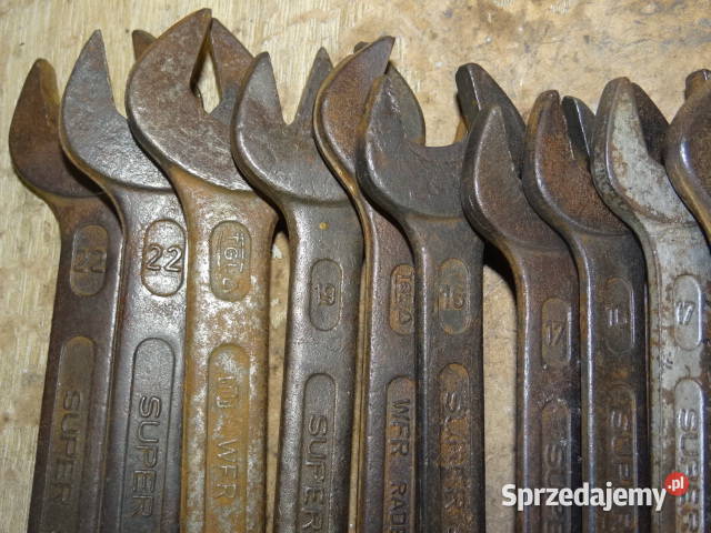 klucze WFR 22 sztuk MZ AWO IFA Simson org DDR lubuskie Żary sprzedam