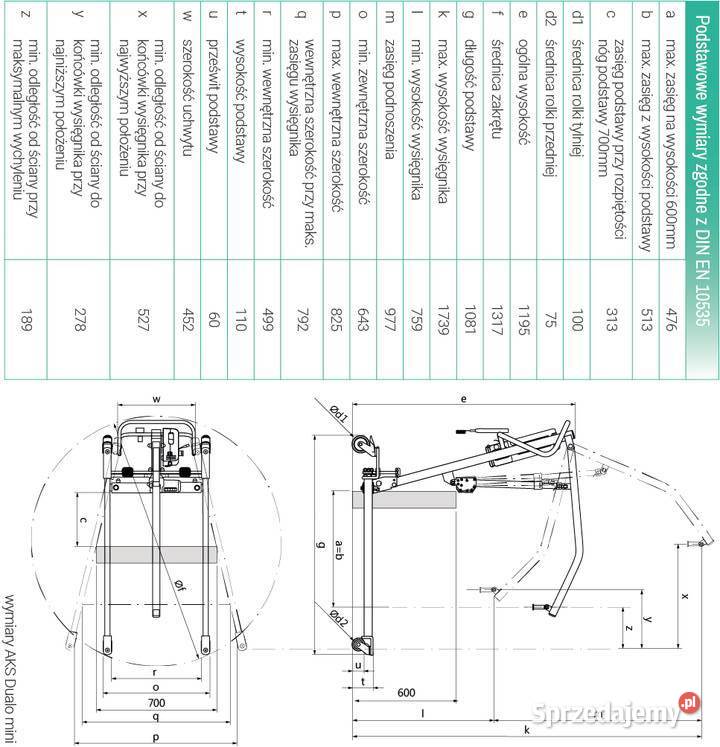 PODNOŚNIK rehabilitacyjny el AKS FOLDY Dualo Pabianice sprzedam