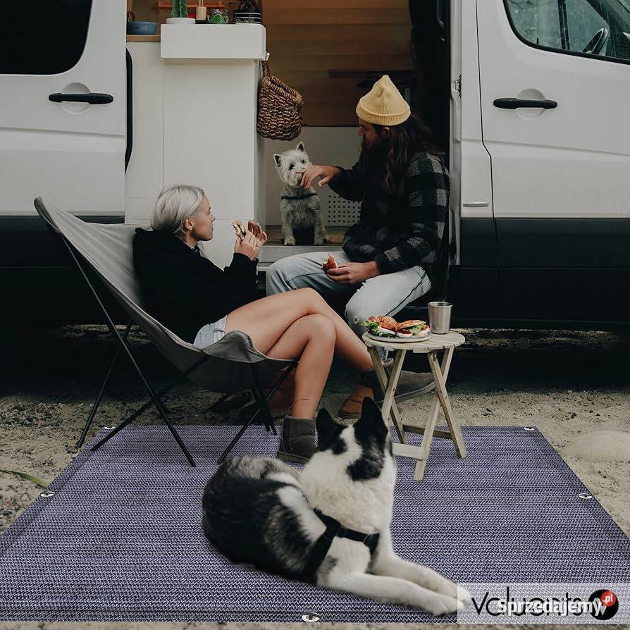 Dywan namiotowy szary do kampera 250x600 Zawiercie