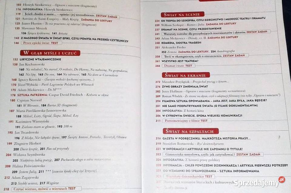 Świat w słowach i obrazach kl 1 Język polski miękka