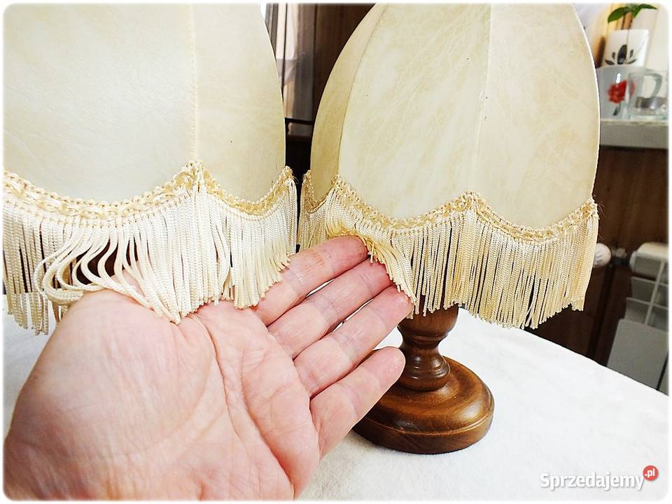 Stare Lampki Nocne Retro z prawdziwej cienkiej Żary