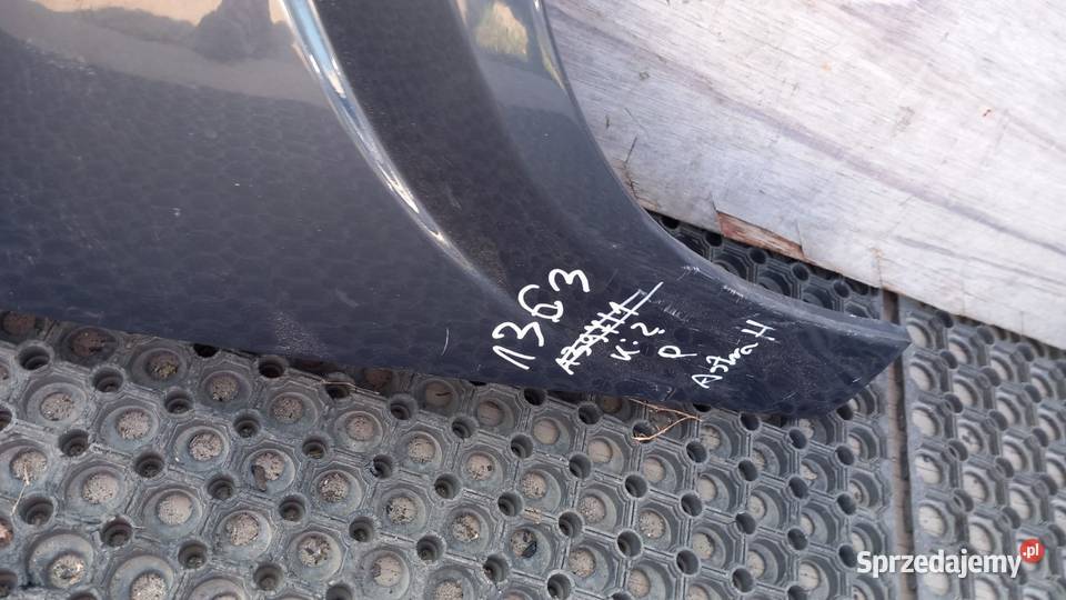 OPEL ASTRA H BŁOTNIK PRZÓD PRAWY Z168 wielkopolskie Zbierkowo