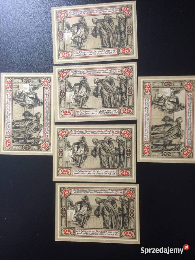 304 Banknoty Zastępcze Gryfów Śląski Szczecin sprzedam