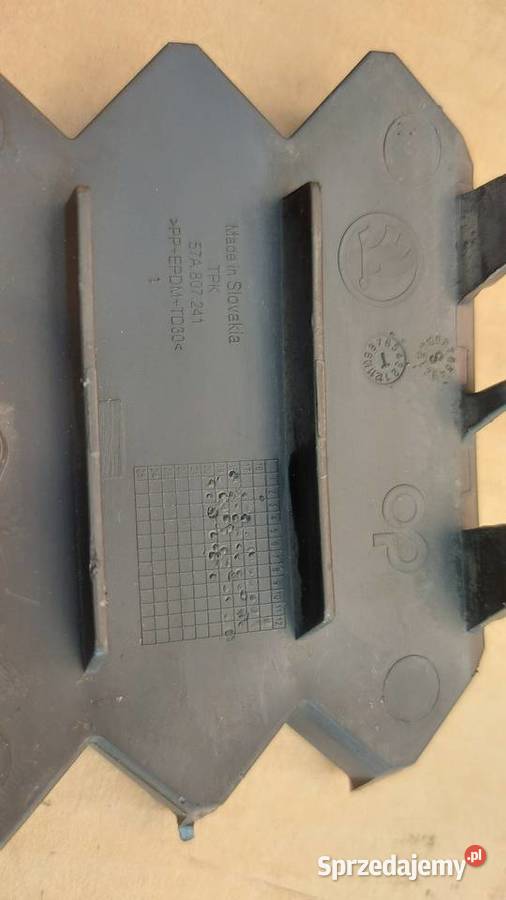 Skoda koaroq Zaślepka zderzaka przód 57a807241 Bolesławiec