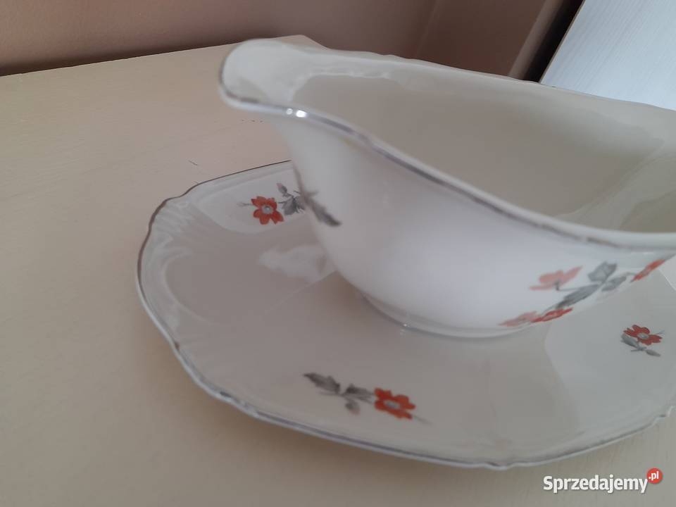 Porcelanowa sosjerka vintage Czechoslovakia Sosjerki i dipówki Konin sprzedam