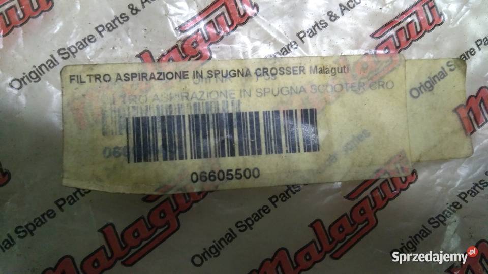 Filtr powietrza Malaguti CR1 50 Crosser 9601 Bielsk Podlaski sprzedam
