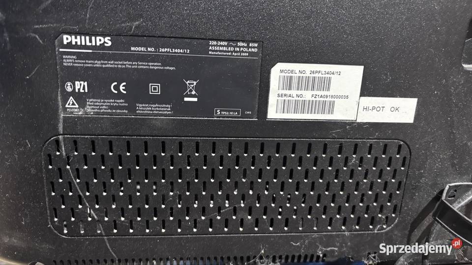 Telewizor PHILIPS 26 model 26PFL340412 150 26cale Częstochowa