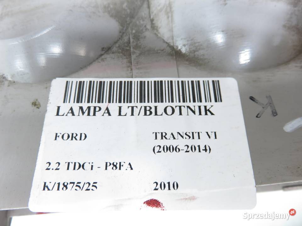 LAMPA LEWA TYLNA FORD TRANSIT VI 20062014 osobowe
