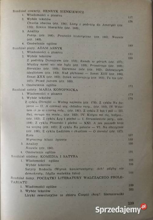 Literatura okresu pozytywizmu i realizmu małopolskie Oświęcim