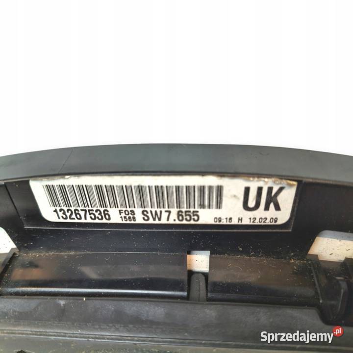 LICZNIK ZEGARY 13267536 UK Opel Astra H Zafira B Chełm