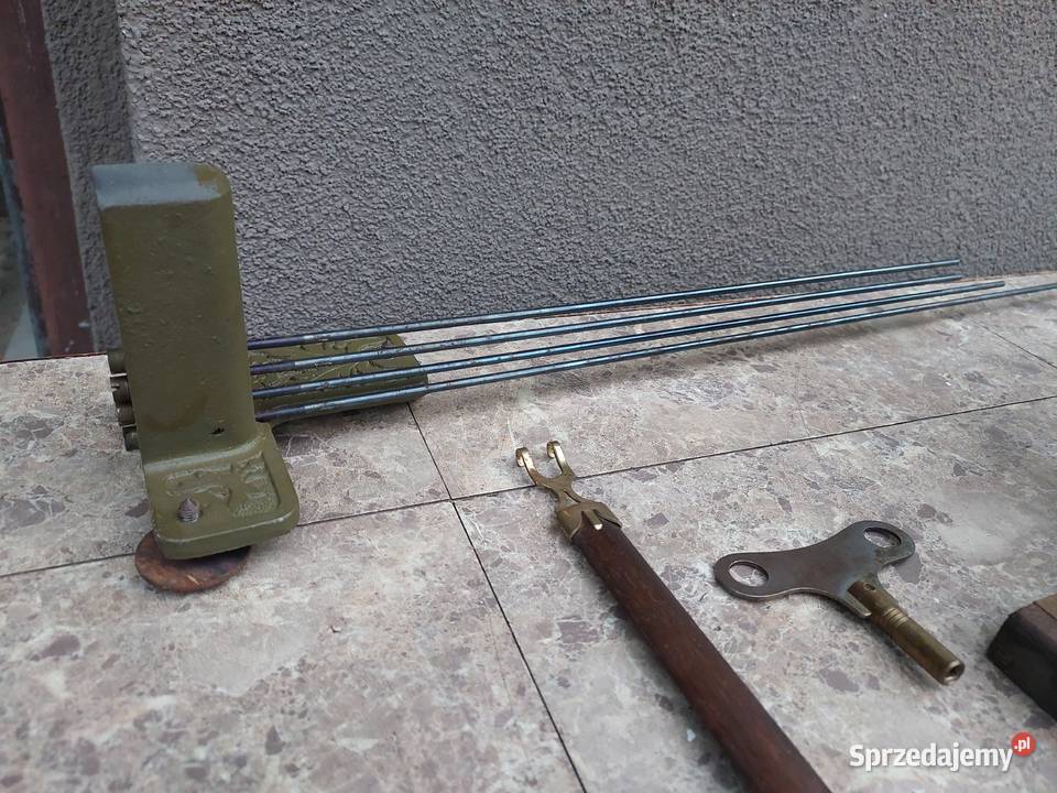 124 Zestaw mechanizm starego zegara ściennego pomorskie Tczew