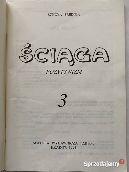 PozytywizmSciaga 3 Książki i Podręczniki Lublin