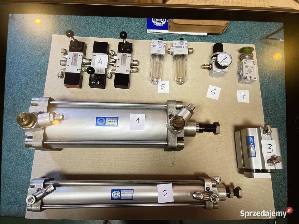 Siłowniki pneumatyczne i osprzęt firmy PREMA Zabrze