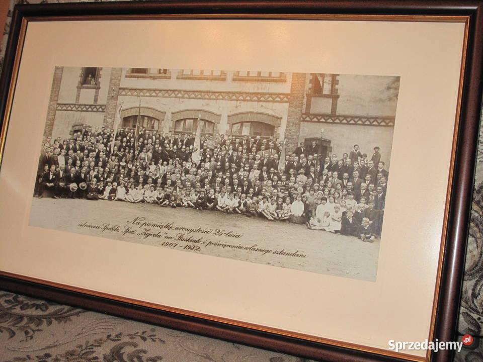Fotografia z 1932 r 25lecie Spółdz Zgoda w Wojkowice