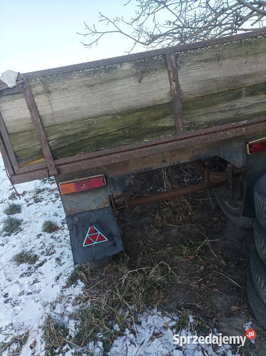 Sprzedam drewnianą przyczepę sztywną Bielawy