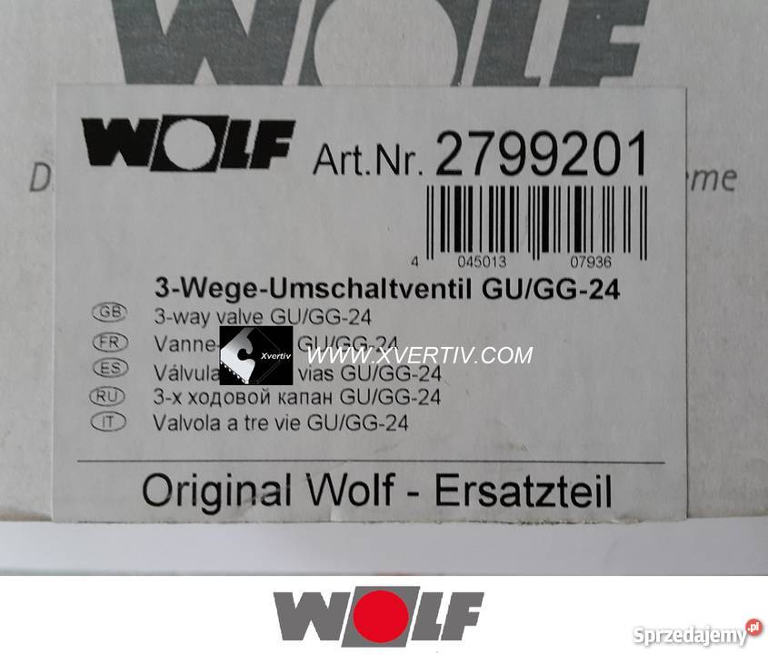 Wolf Zawór 3drogowy do Pieca GUGGEK24 Z zespołem małopolskie