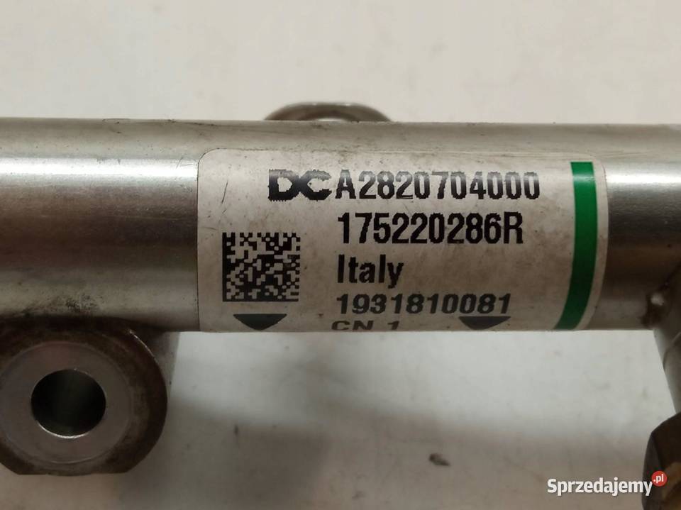 LISTWA WTRYSKOWA 175220286R 13 TCE Dacia Duster Rok produkcji 2019 Listwy wtryskowe