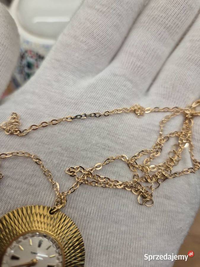 Zegarek wisiorek ChaikaExacta ZSRR Au 5