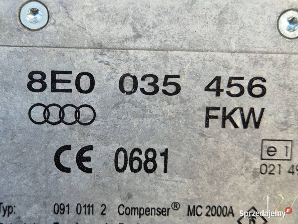 WZMACNIACZ ANTENY ANTENOWY AUDI A4 B6 AUDI A4 B7 świętokrzyskie Działoszyce
