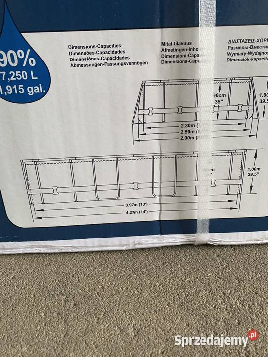 Basen Bestway 427M x 250M 7250L Warszawa
