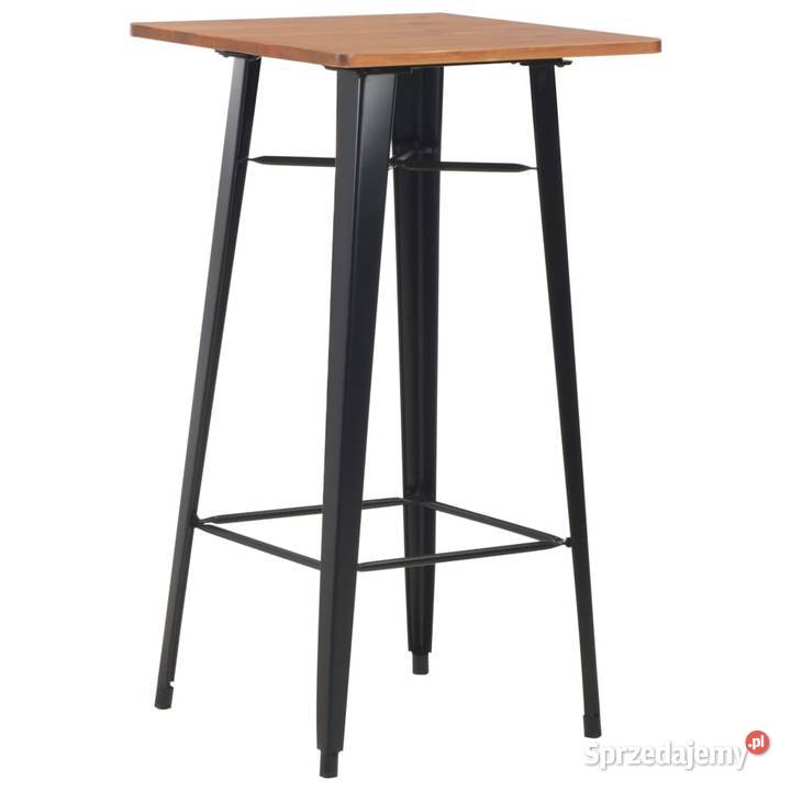 vidaXL 3częściowy zestaw barowy stal Komplety mebli Warszawa