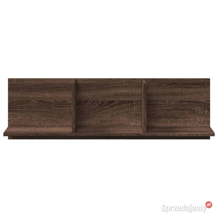 Półka ścienna 100x165x30 brązowy dąb WM854865 sprzedam